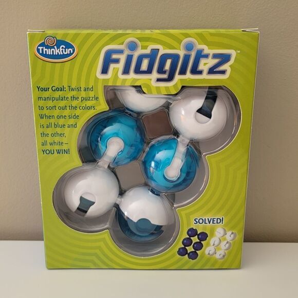 Fidget Toy Thinkfun Figitz Toy Brainteaser New #0176 - Picture 3 of 6
